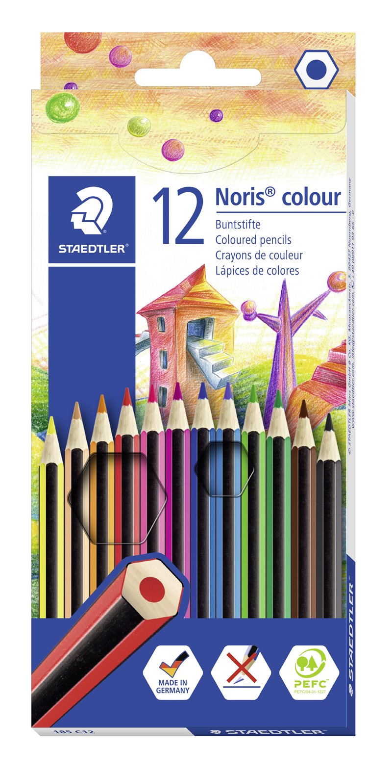 Färgblyertspenna Noris Colour ass (12)