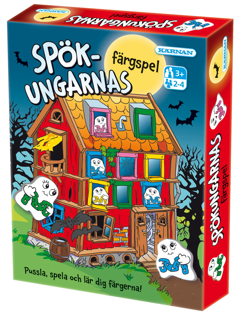 Barnspel - Spökungarnas färgspel