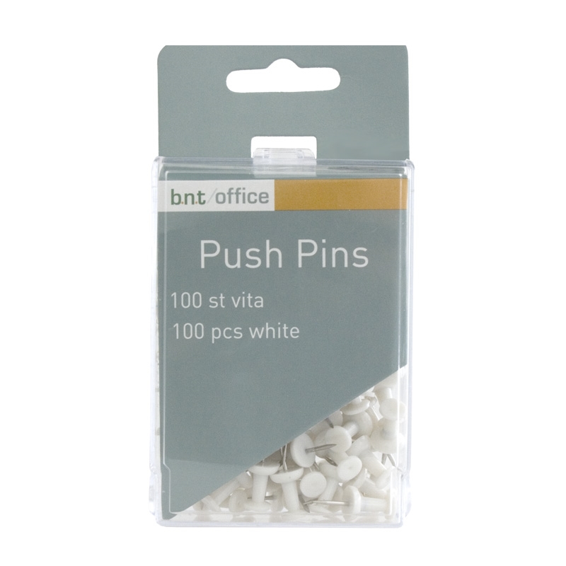 Push Pins 100st, Vit