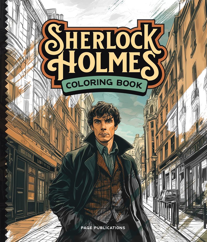 Sherlock Holmes Coloring Book