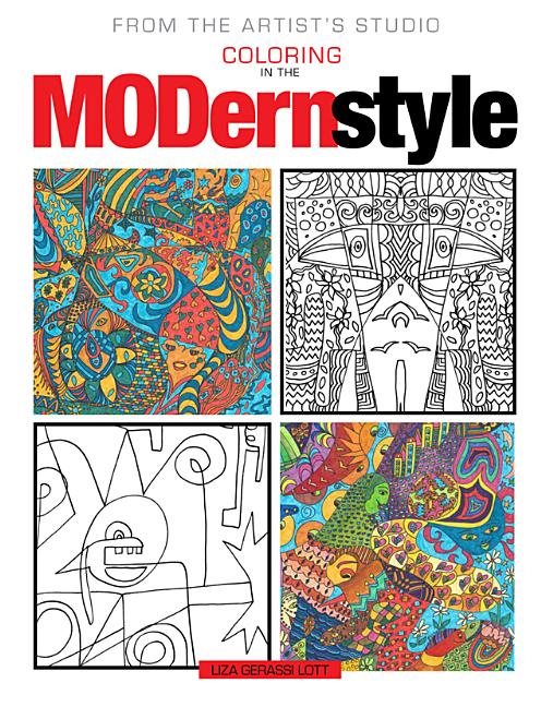 From the artists studio - coloring in the modern style