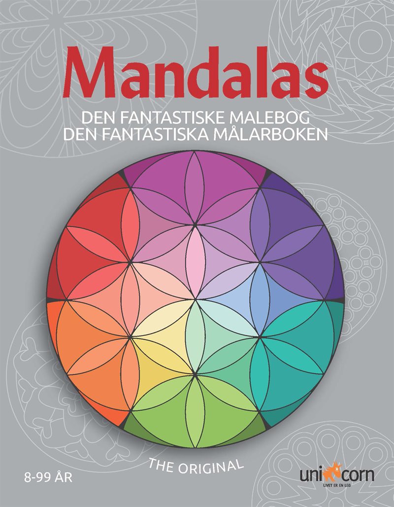 Målarbok Mandalas från 8år