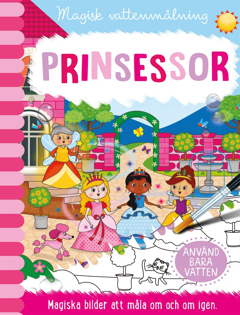 Magisk vattenmålning - Prinsessor