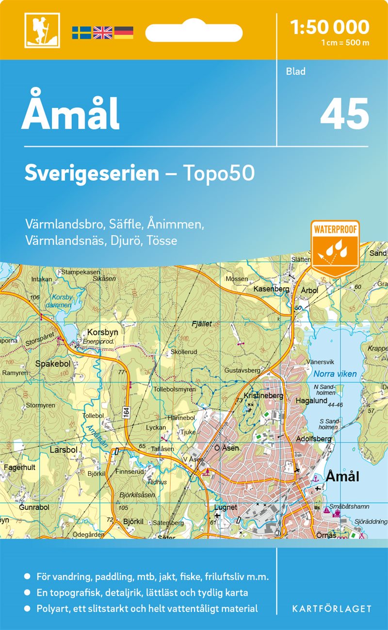 45 Åmål Sverigeserien Topo50