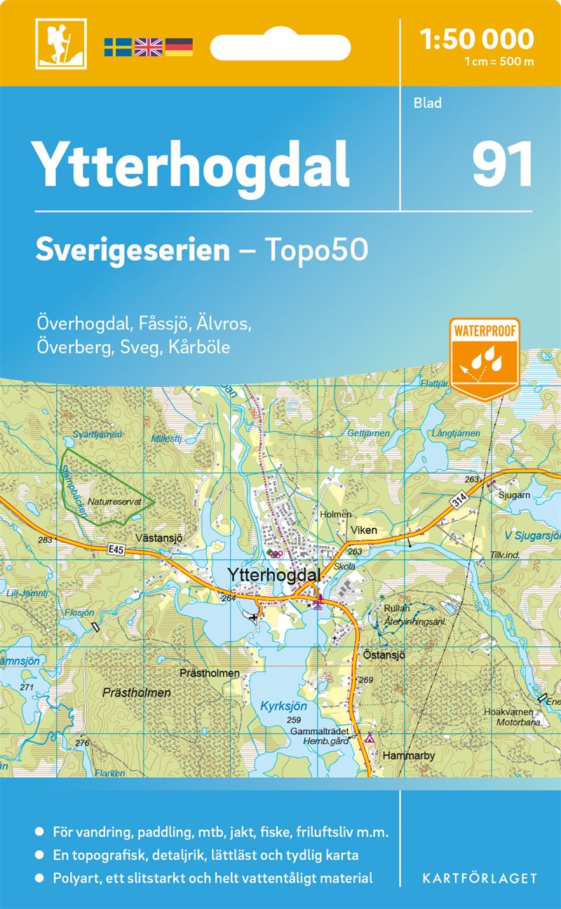91 Ytterhogdal Sverigeserien Topo50