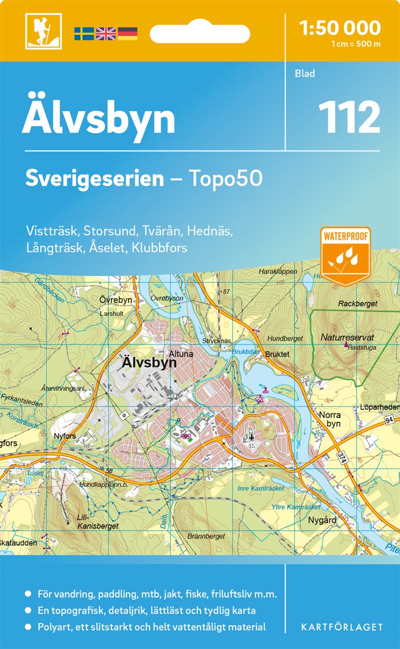 112 Älvsbyn Sverigeserien Topo50