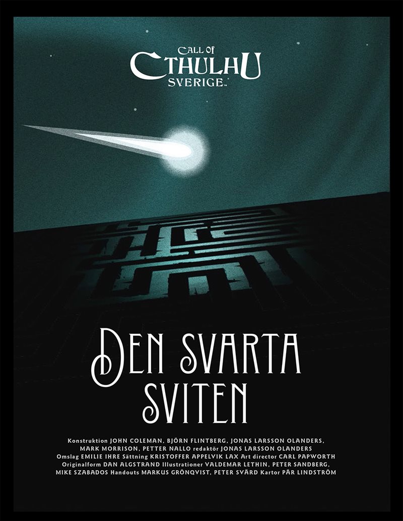 Call of Cthulhu Sverige. Den svarta sviten