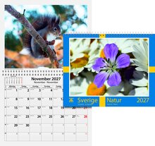 Väggkalender Sverige Natur Almanacksförlaget