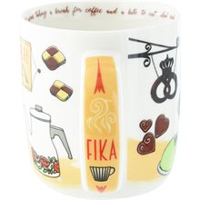 Porslinsmugg,   Swedish Fika, 37 cl