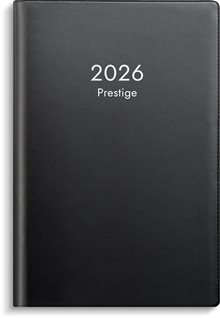 Kalender 2026 Prestige svart plast